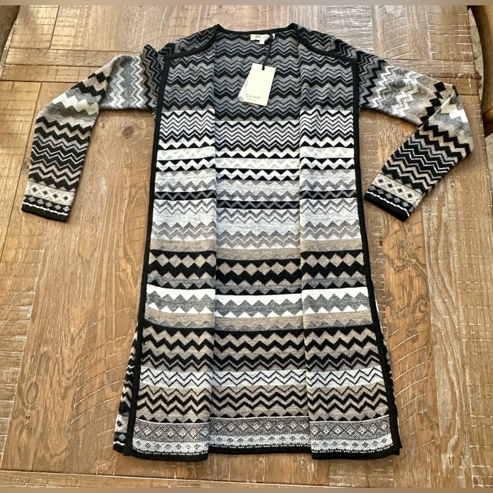 NEW Cocogia Italian Cardigan, Size Small - Picture 2 of 13